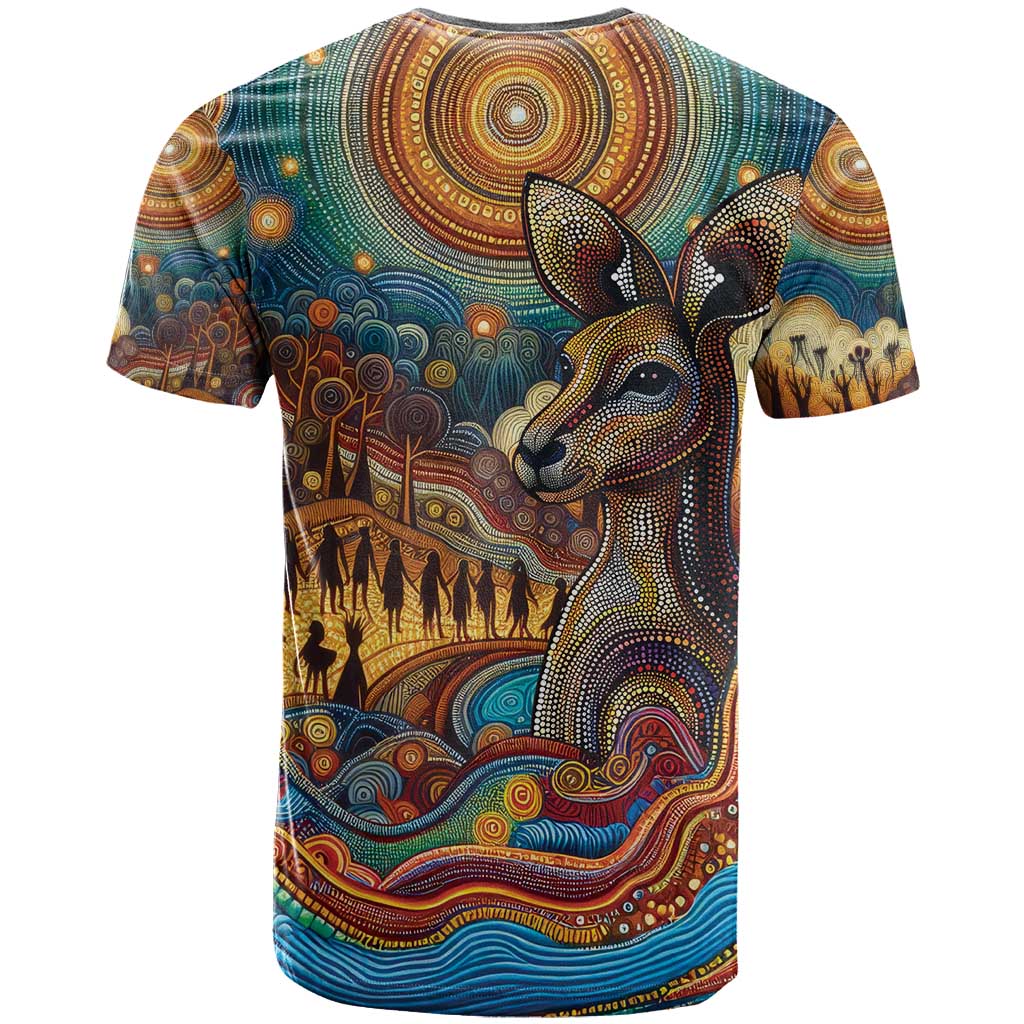 Aboriginal Dreamtime Stories Land T Shirt LT9 - Vibe Hoodie Shop