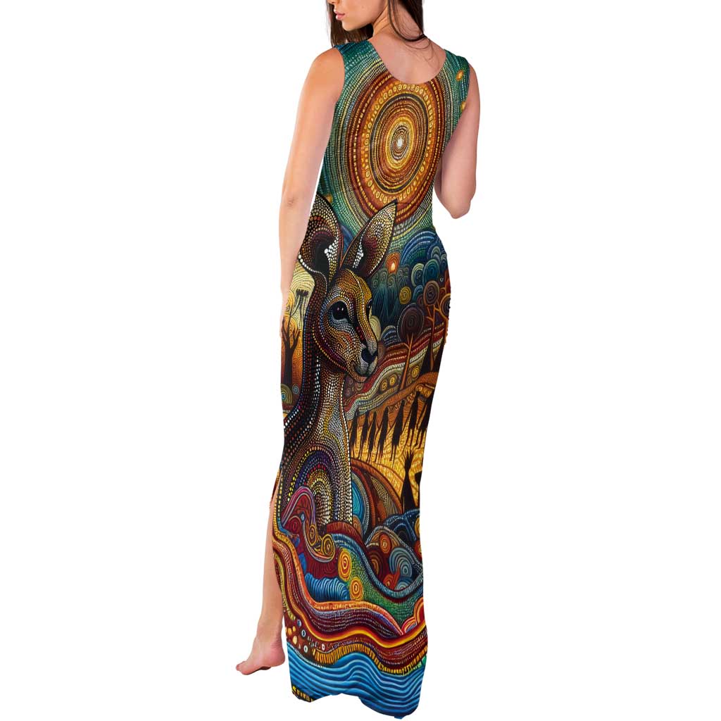 Aboriginal Dreamtime Stories Land Tank Maxi Dress