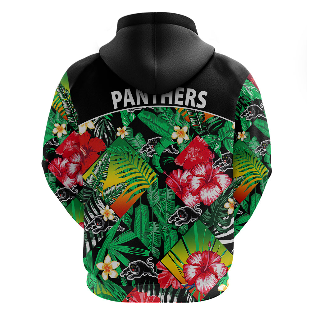 Panthers Rugby Hoodie Fashion Tropical Jungle Flowers LT9 - Vibe Hoodie Shop