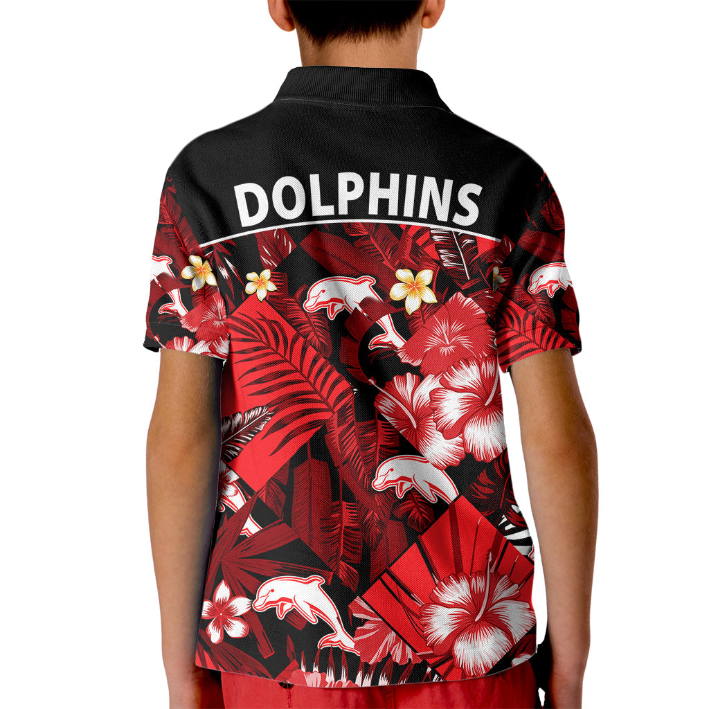 dolphins-rugby-kid-polo-shirt-fashion-tropical-jungle-flowers