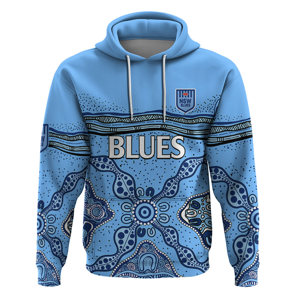 NSW Blues Rugby Hoodie New South Wales Aboriginal Origin LT9 - Vibe Hoodie Shop