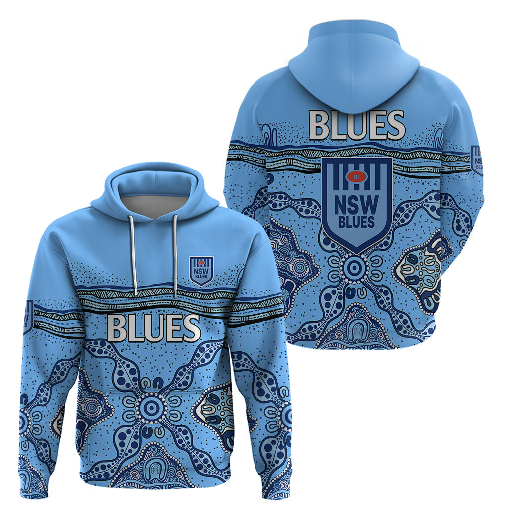 NSW Blues Rugby Hoodie New South Wales Aboriginal Origin LT9 - Vibe Hoodie Shop