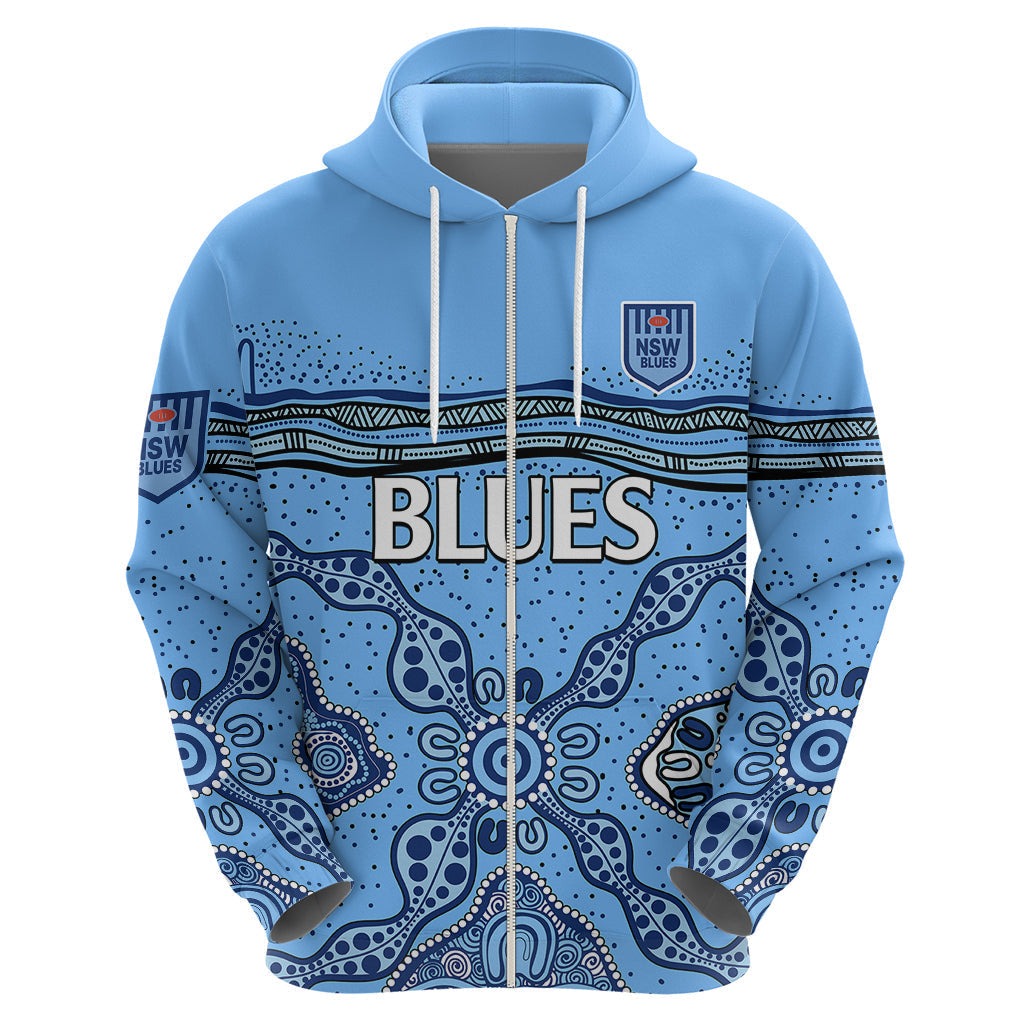 NSW Blues Rugby Hoodie New South Wales Aboriginal Origin LT9 - Vibe Hoodie Shop