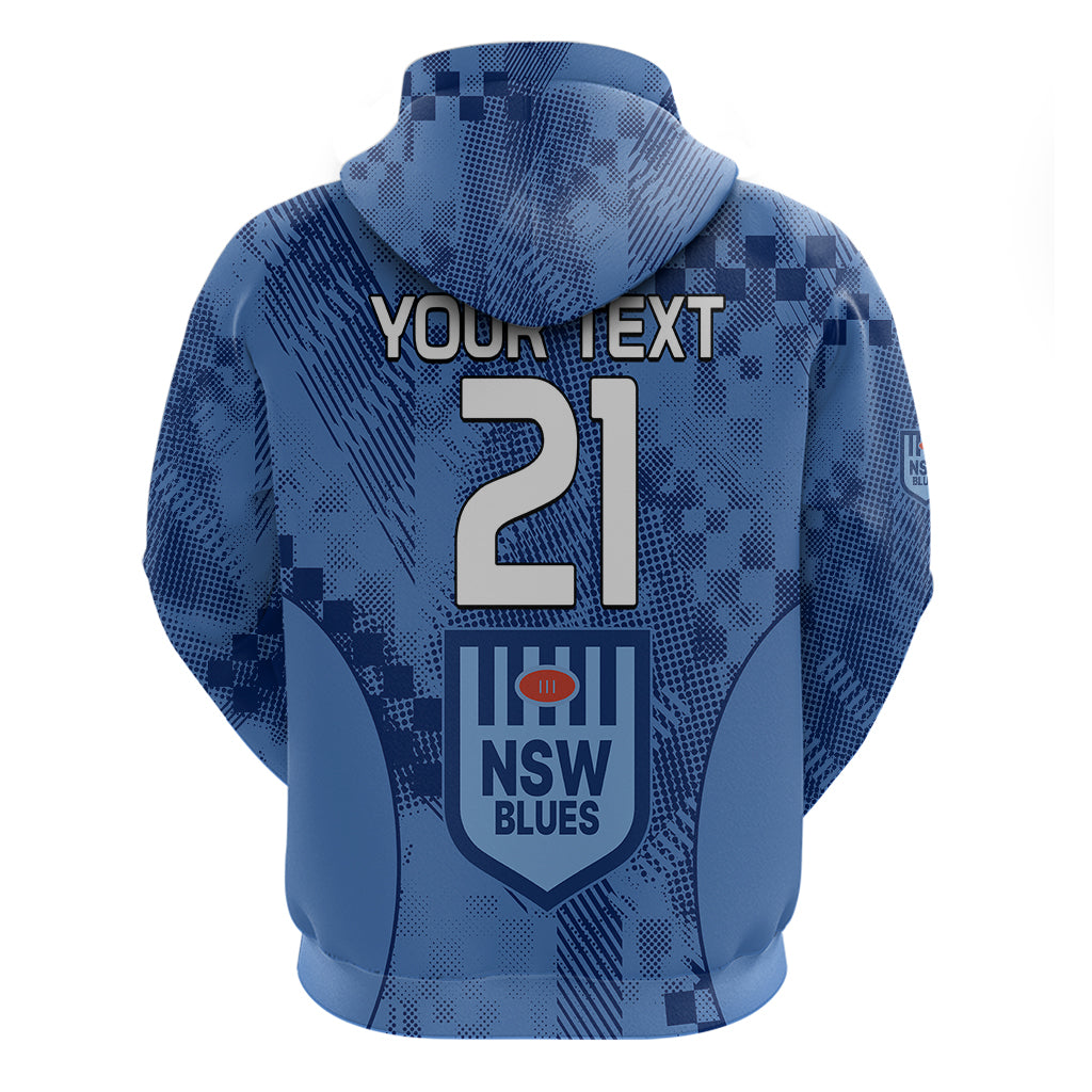 (Custom Text And Number) NSW Blues Rugby Hoodie Origin New South Wales Sporty Style LT9 - Vibe Hoodie Shop