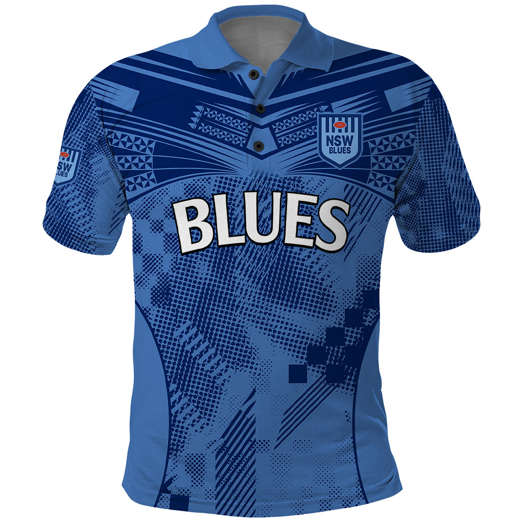 (Custom Text And Number) NSW Blues Rugby Polo Shirt Origin New South Wales Sporty Style LT9 - Vibe Hoodie Shop