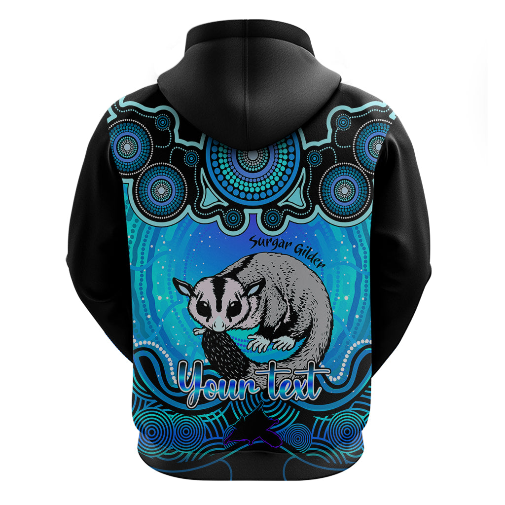 Personalised Australia Gemini Sugar Gilder Zodiac Hoodie Auz Astrology Aboriginal - Aqua LT9 - Vibe Hoodie Shop