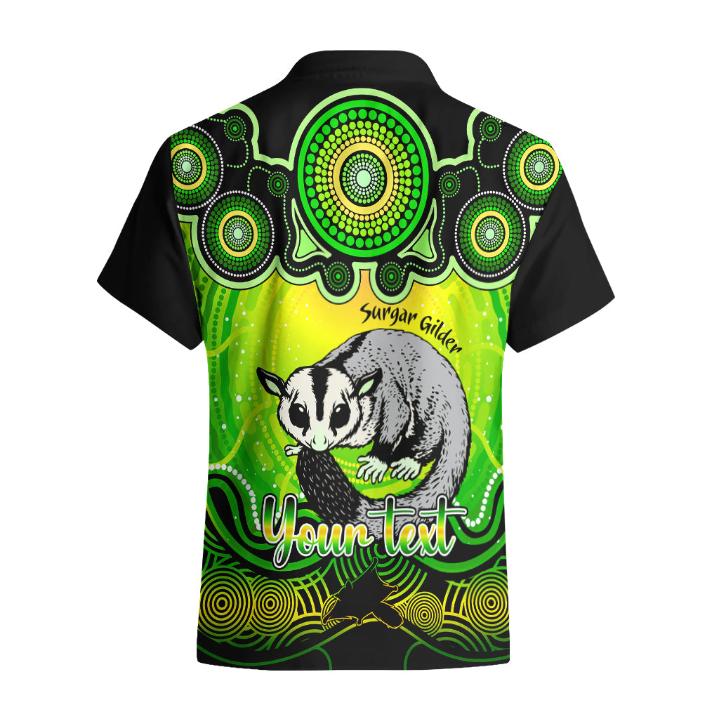 Personalised Australia Gemini Sugar Gilder Zodiac Hawaiian Shirt Auz Astrology Aboriginal - Green - Vibe Hoodie Shop