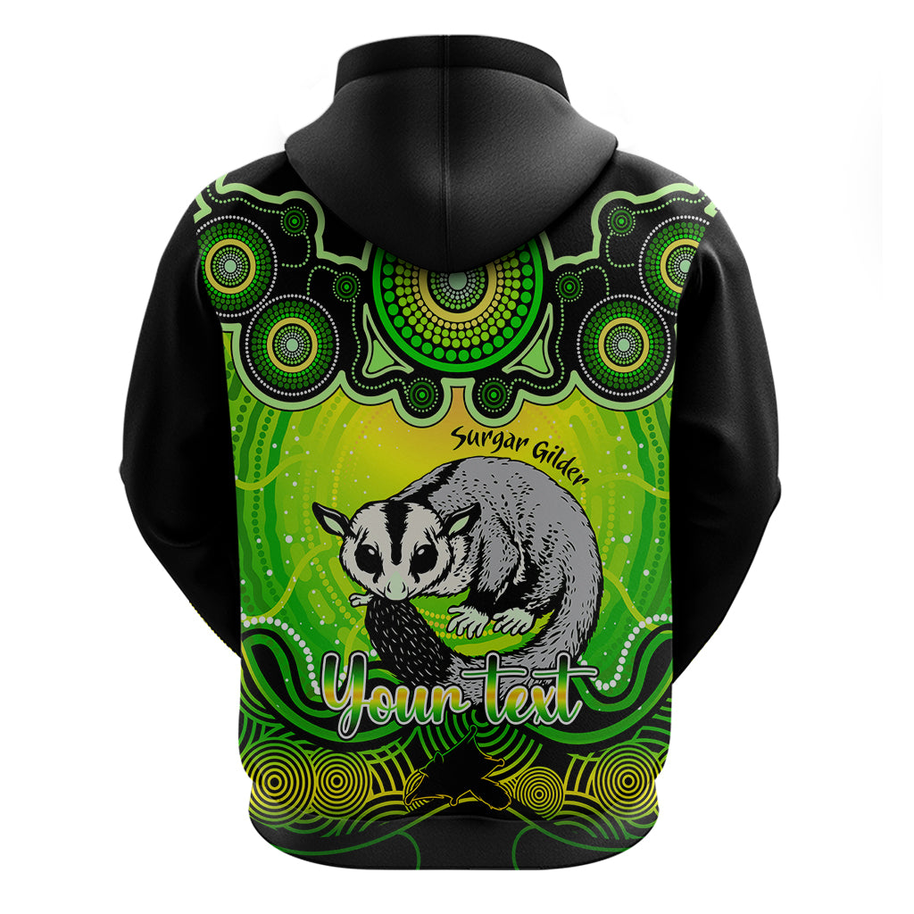 Personalised Australia Gemini Sugar Gilder Zodiac Hoodie Auz Astrology Aboriginal - Green LT9 - Vibe Hoodie Shop
