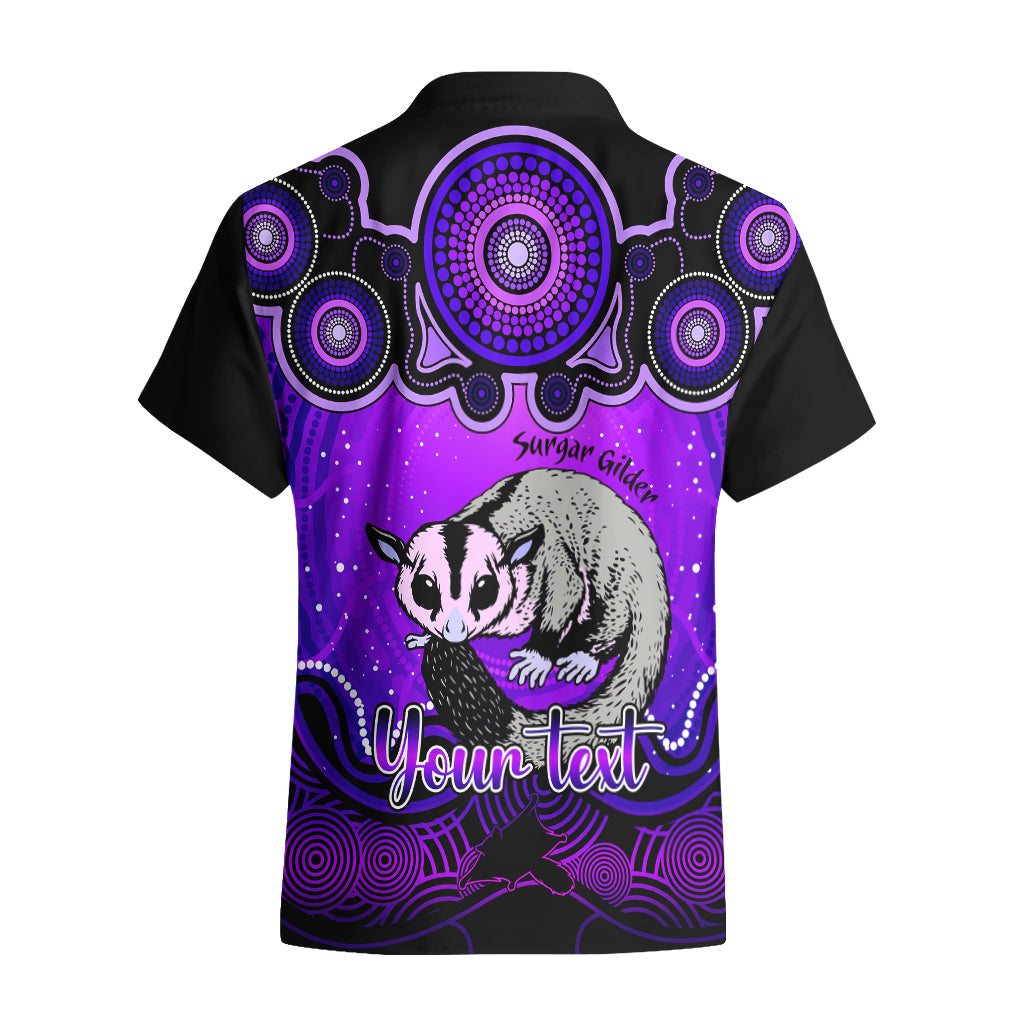Personalised Australia Gemini Sugar Gilder Zodiac Hawaiian Shirt Auz Astrology Aboriginal - Purple - Vibe Hoodie Shop