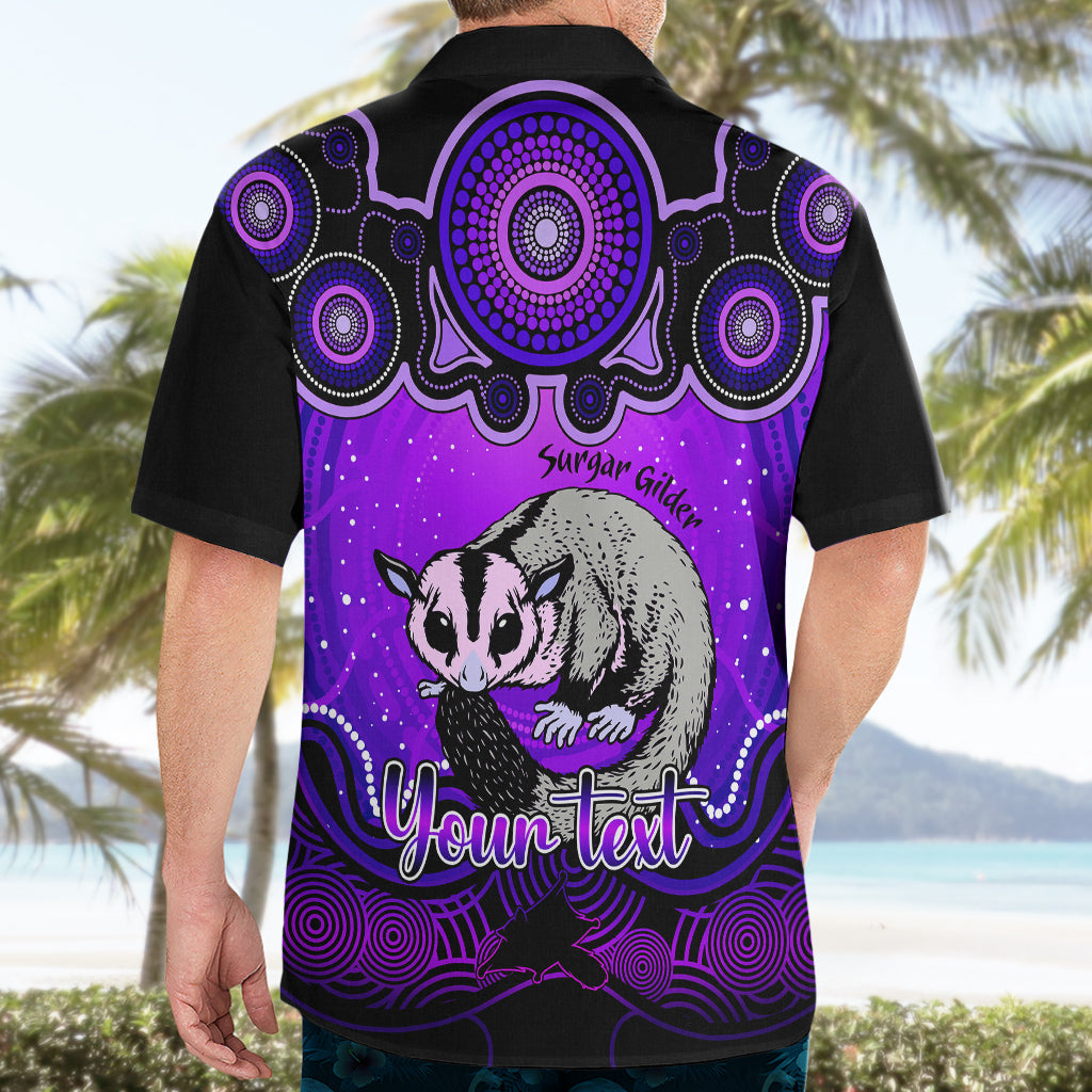 Personalised Australia Gemini Sugar Gilder Zodiac Hawaiian Shirt Auz Astrology Aboriginal - Purple - Vibe Hoodie Shop