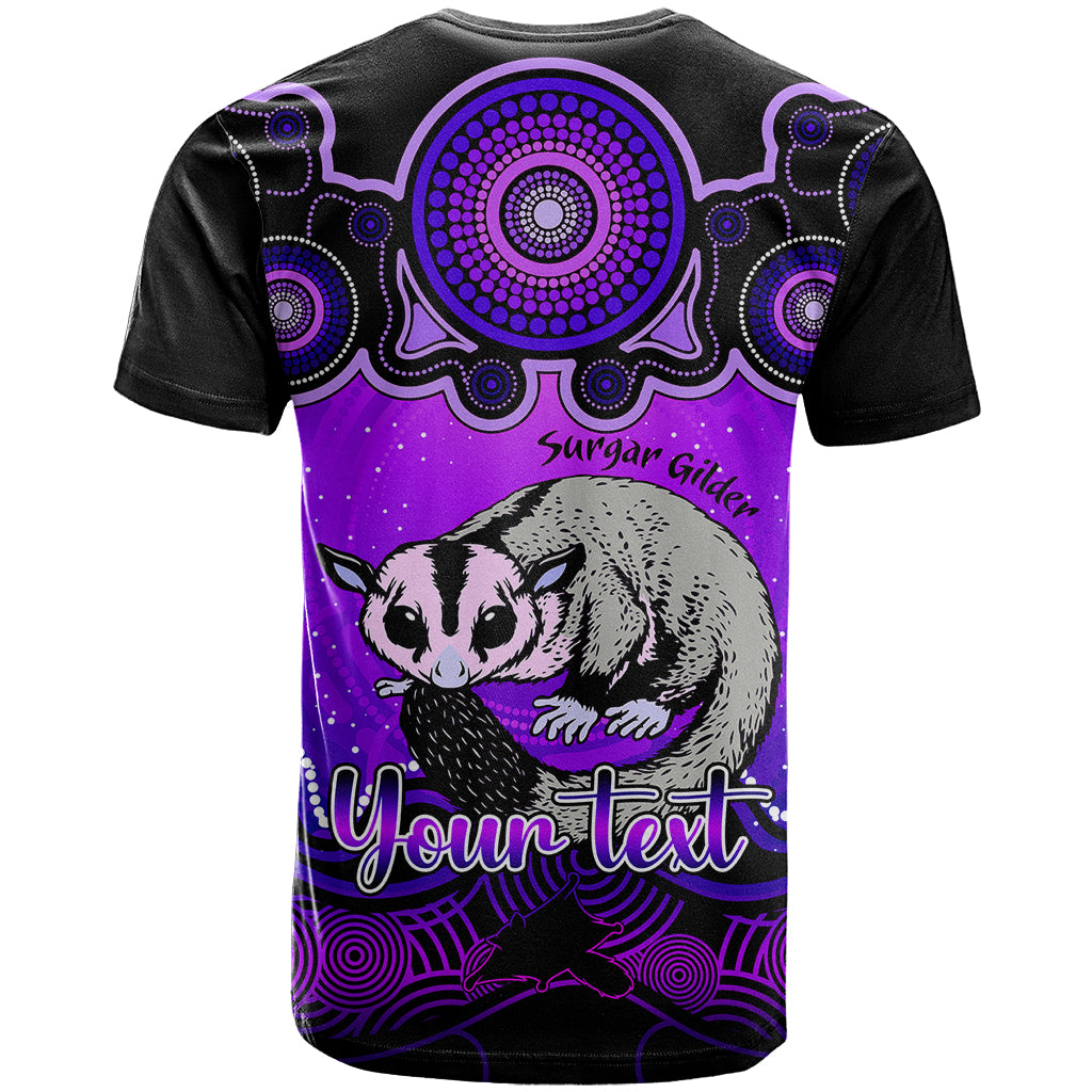 Personalised Australia Gemini Sugar Gilder Zodiac T Shirt Auz Astrology Aboriginal - Purple LT9 - Vibe Hoodie Shop
