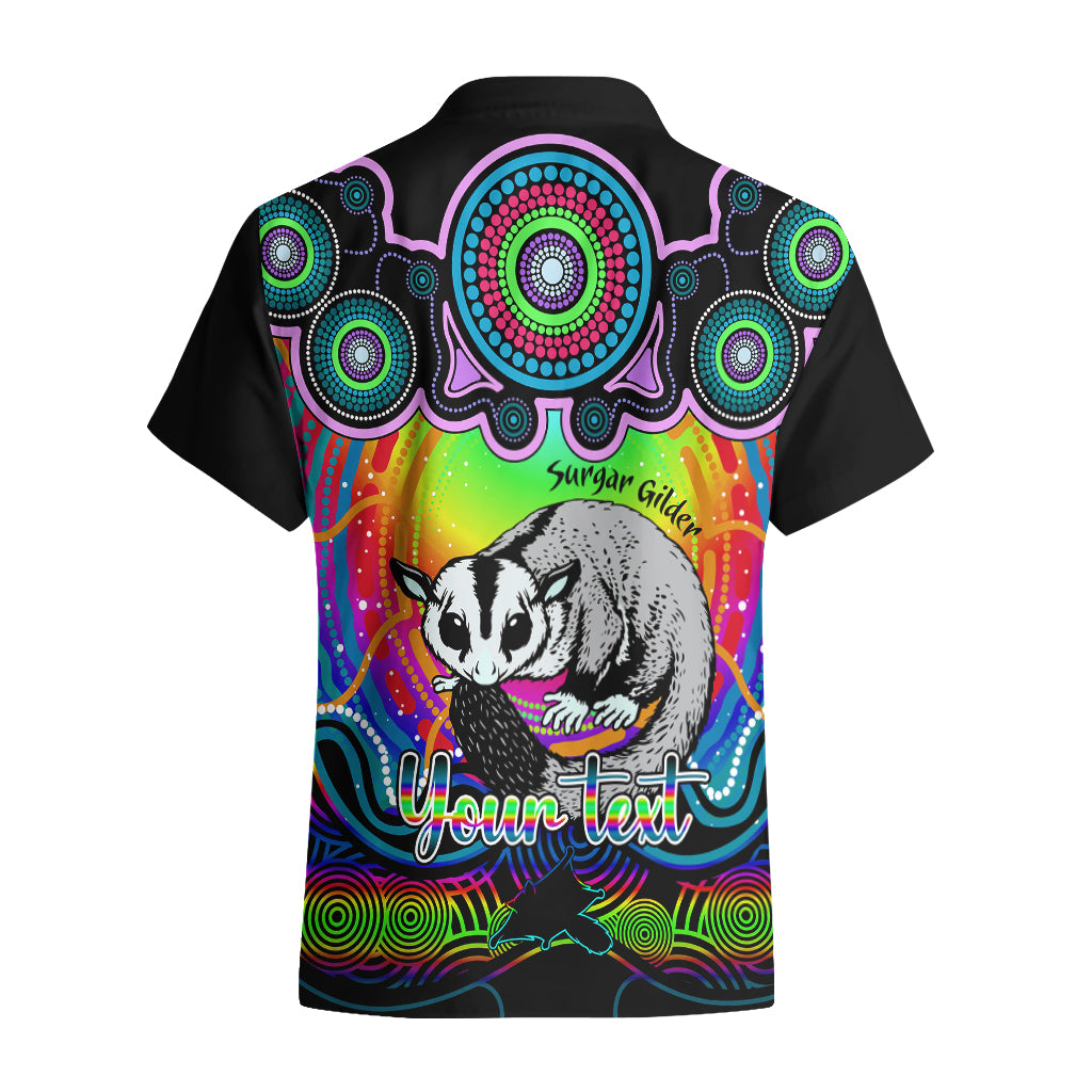 Personalised Australia Gemini Sugar Gilder Zodiac Hawaiian Shirt Auz Astrology Aboriginal - Rainbow - Vibe Hoodie Shop
