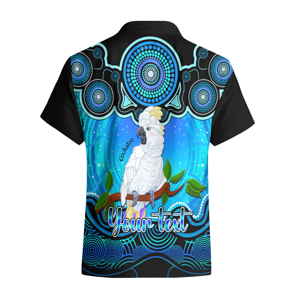 Personalised Australia Libra Cockatoo Zodiac Hawaiian Shirt Auz Astrology Aboriginal - Aqua - Vibe Hoodie Shop