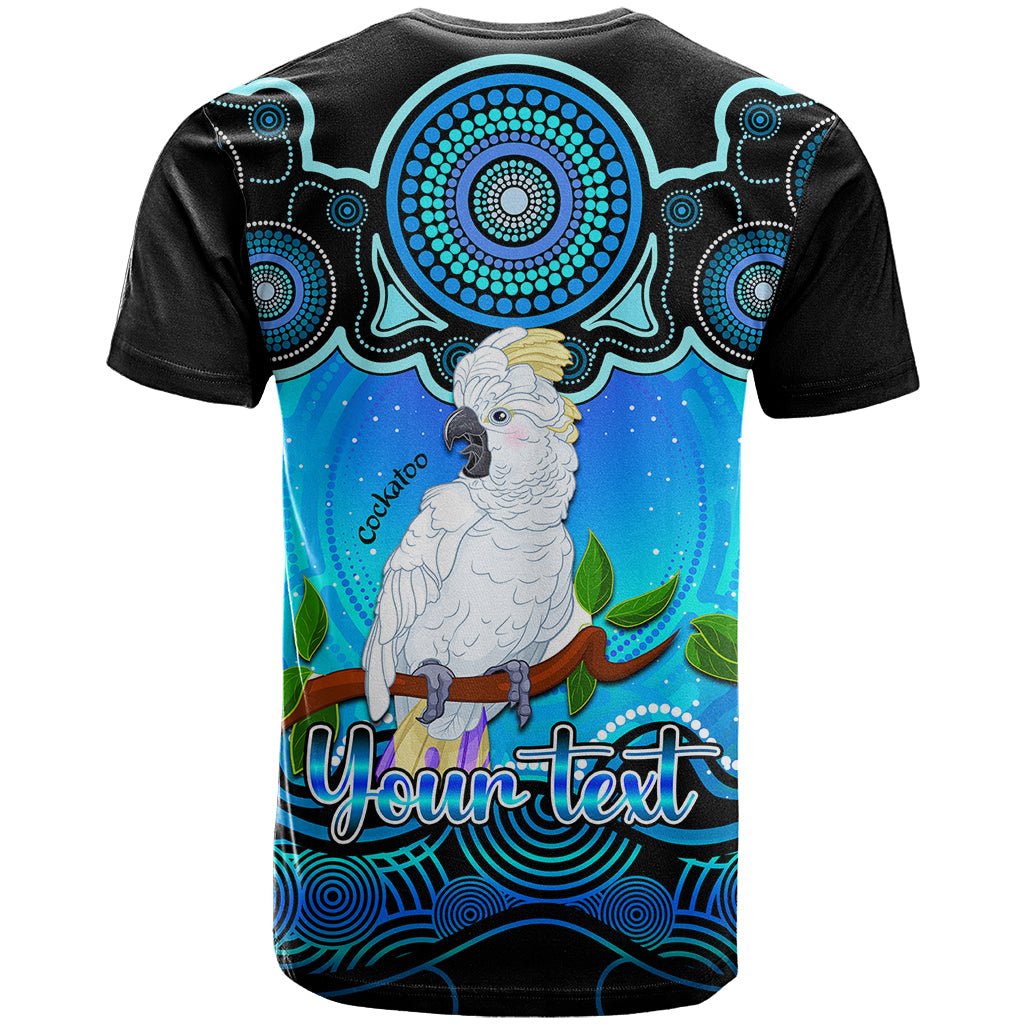 Personalised Australia Libra Cockatoo Zodiac T Shirt Auz Astrology Aboriginal - Aqua LT9 - Vibe Hoodie Shop