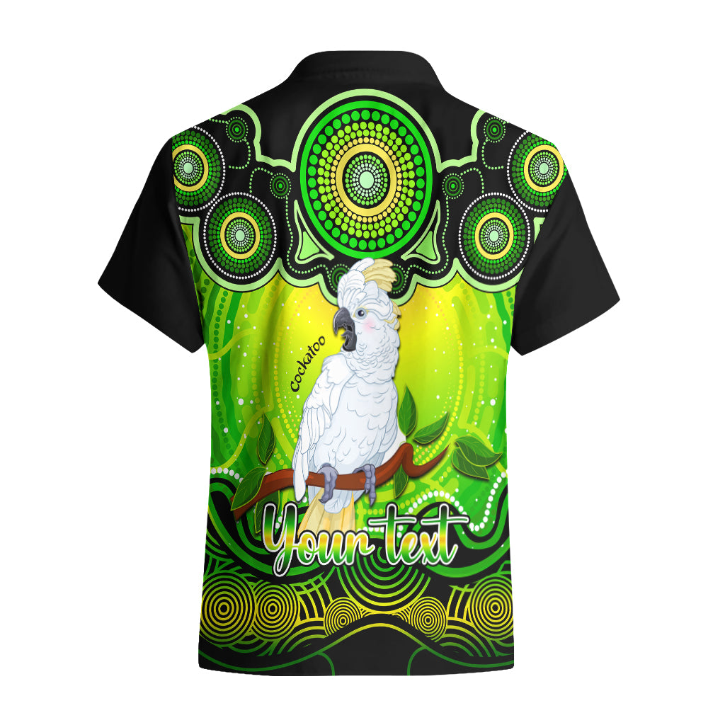 Personalised Australia Libra Cockatoo Zodiac Hawaiian Shirt Auz Astrology Aboriginal - Green - Vibe Hoodie Shop