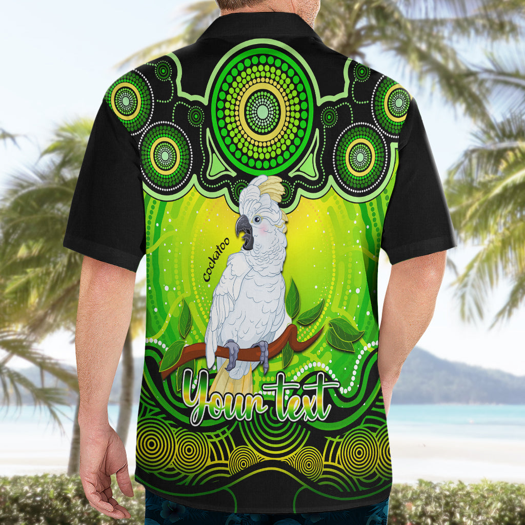 Personalised Australia Libra Cockatoo Zodiac Hawaiian Shirt Auz Astrology Aboriginal - Green - Vibe Hoodie Shop