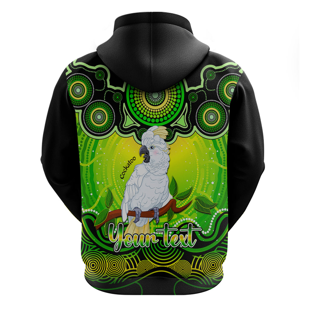 Personalised Australia Libra Cockatoo Zodiac Hoodie Auz Astrology Aboriginal - Green LT9 - Vibe Hoodie Shop