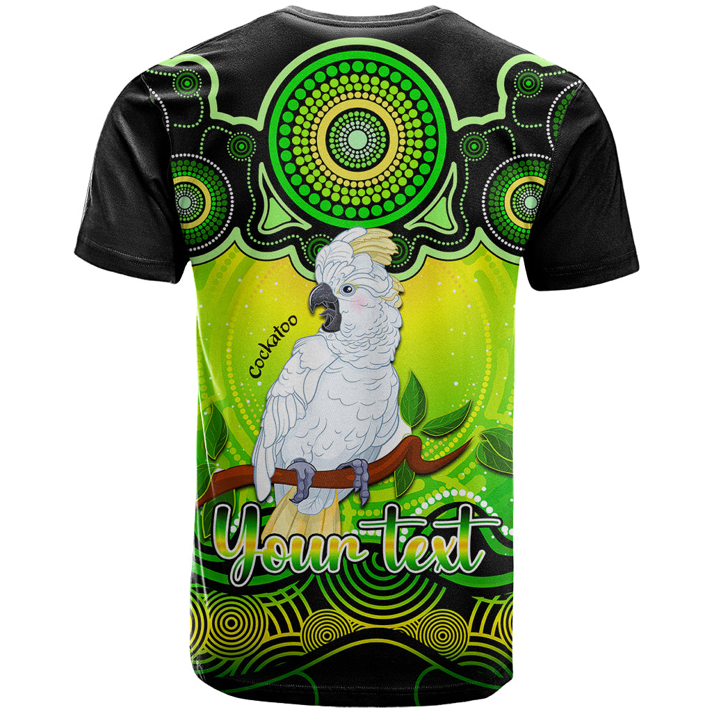 Personalised Australia Libra Cockatoo Zodiac T Shirt Auz Astrology Aboriginal - Green LT9 - Vibe Hoodie Shop
