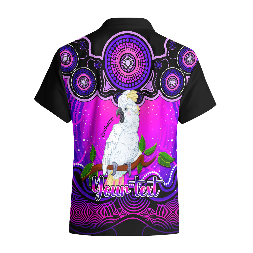 Personalised Australia Libra Cockatoo Zodiac Hawaiian Shirt Auz Astrology Aboriginal - Magenta - Vibe Hoodie Shop