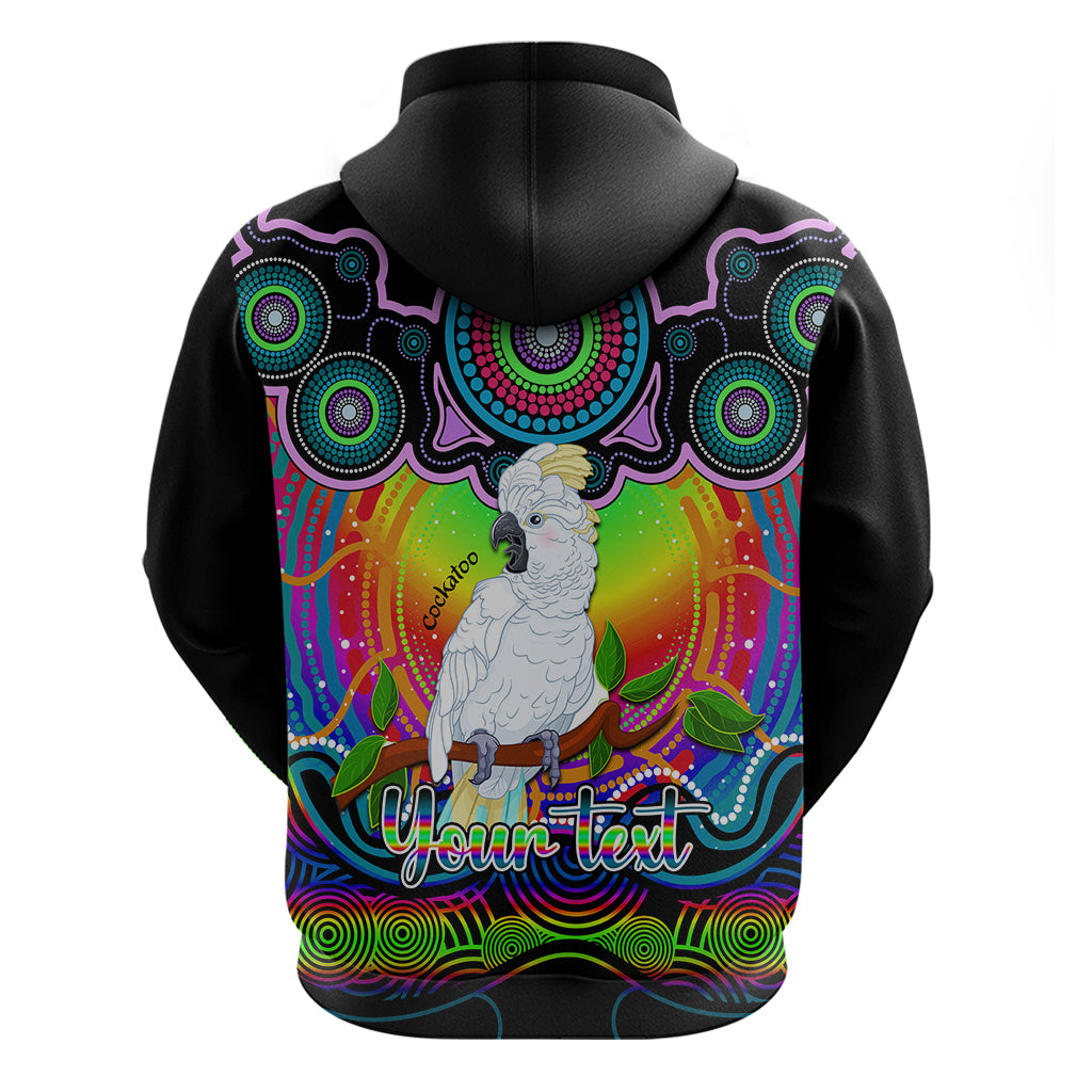 Personalised Australia Libra Cockatoo Zodiac Hoodie Auz Astrology Aboriginal - Rainbow LT9 - Vibe Hoodie Shop