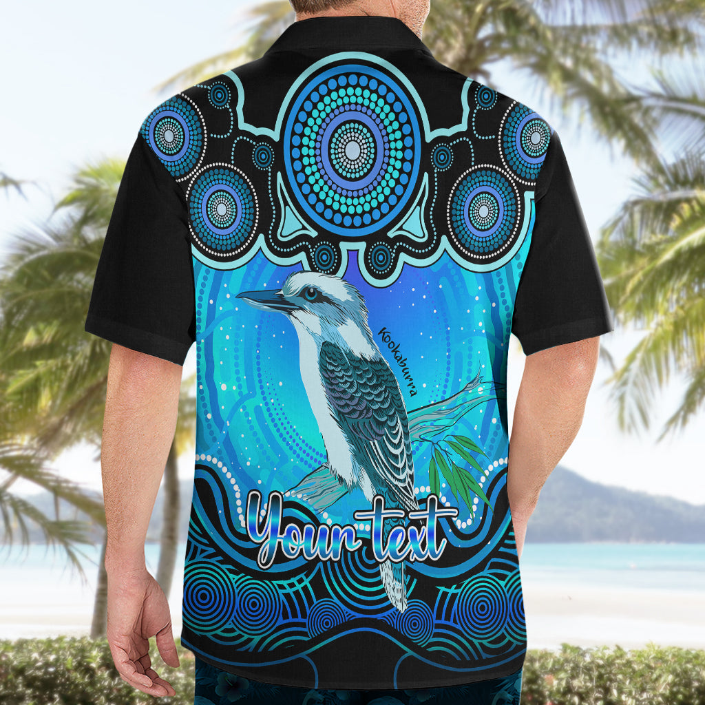Personalised Australia Sagittarius Kookaburra Zodiac Hawaiian Shirt Auz Astrology Aboriginal - Aqua - Vibe Hoodie Shop