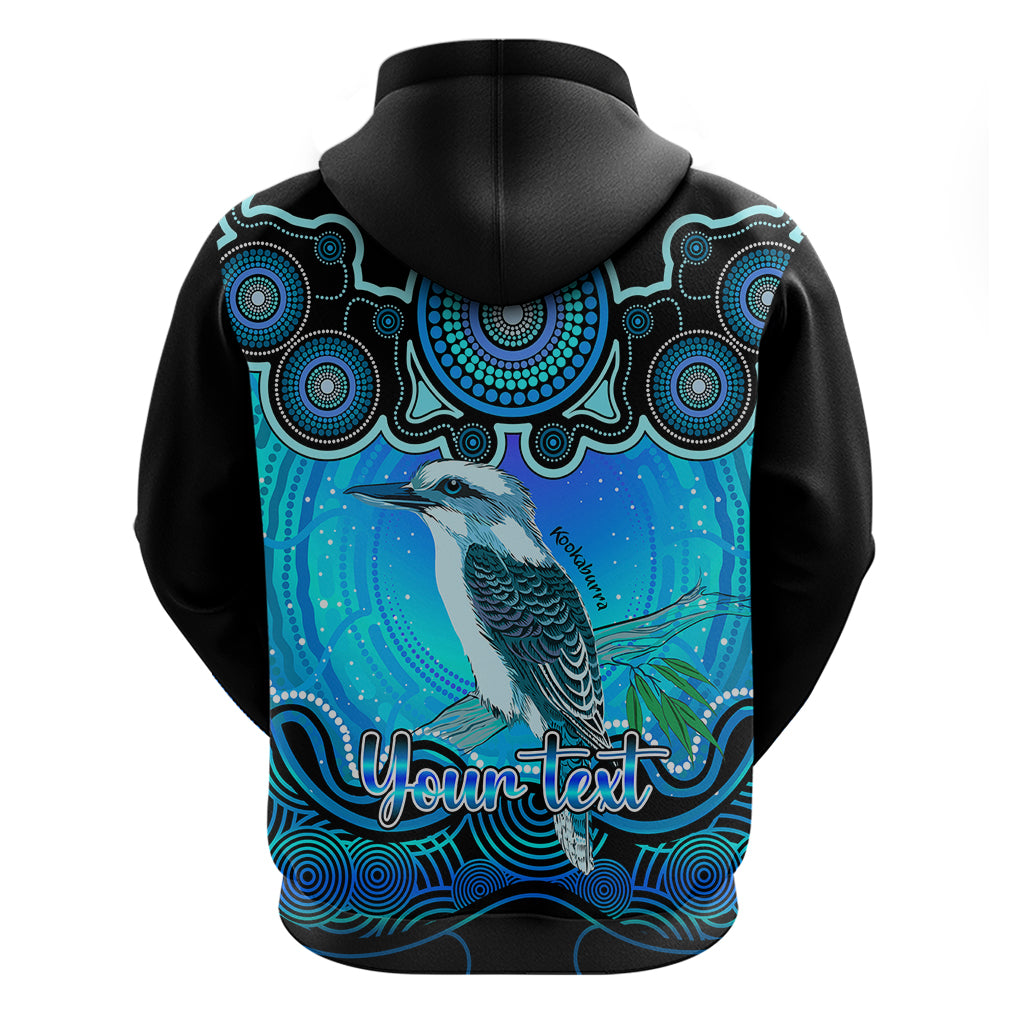 Personalised Australia Sagittarius Kookaburra Zodiac Hoodie Auz Astrology Aboriginal - Aqua LT9 - Vibe Hoodie Shop