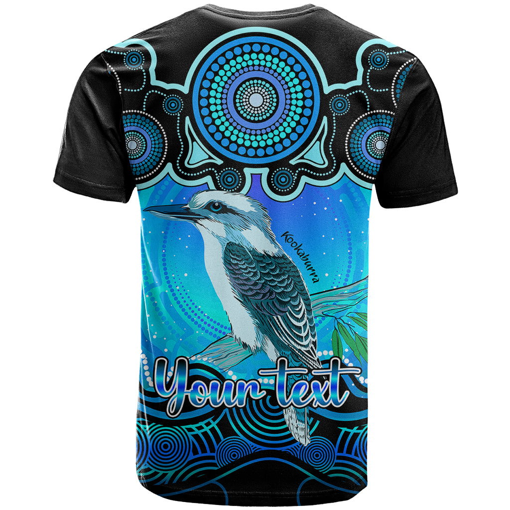 Personalised Australia Sagittarius Kookaburra Zodiac T Shirt Auz Astrology Aboriginal - Aqua LT9 - Vibe Hoodie Shop