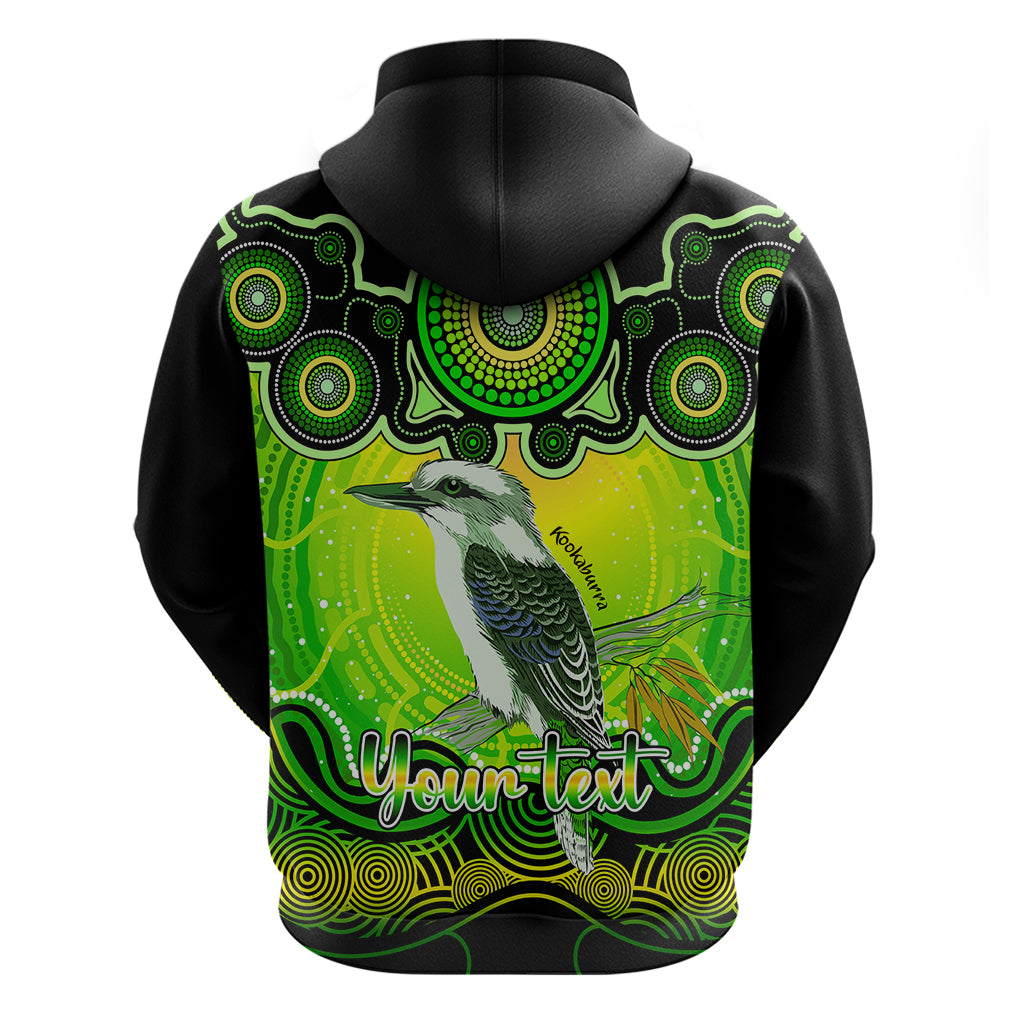 Personalised Australia Sagittarius Kookaburra Zodiac Hoodie Auz Astrology Aboriginal - Green LT9 - Vibe Hoodie Shop