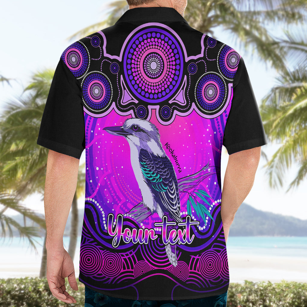 Personalised Australia Sagittarius Kookaburra Zodiac Hawaiian Shirt Auz Astrology Aboriginal - Magenta - Vibe Hoodie Shop