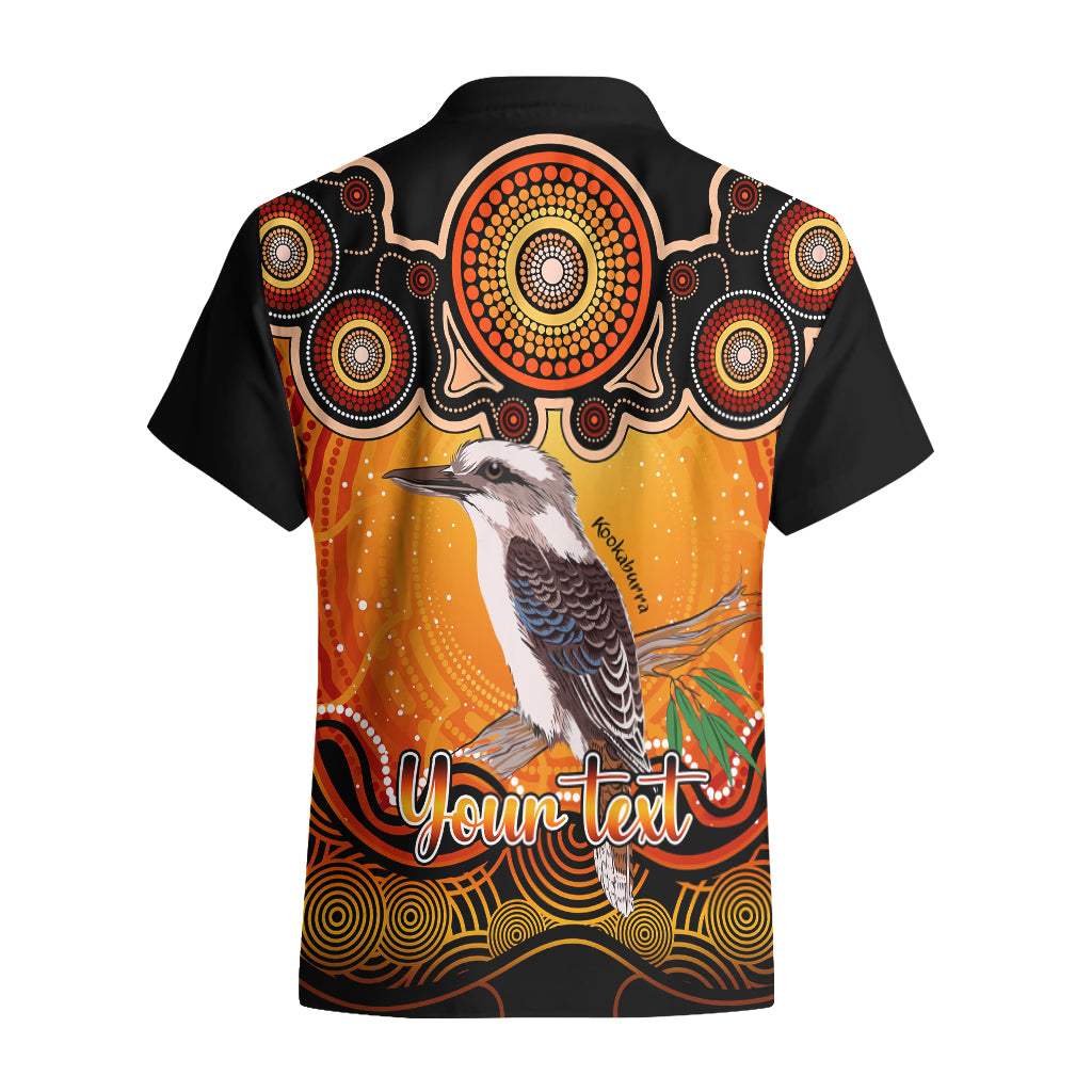 Personalised Australia Sagittarius Kookaburra Zodiac Hawaiian Shirt Auz Astrology Aboriginal - Red - Vibe Hoodie Shop