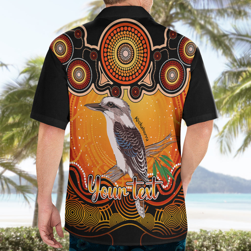 Personalised Australia Sagittarius Kookaburra Zodiac Hawaiian Shirt Auz Astrology Aboriginal - Red - Vibe Hoodie Shop
