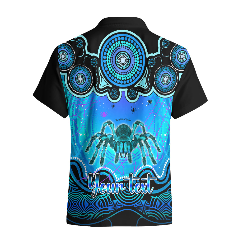 Personalised Australia Scorpio Tarantulas Spider Zodiac Hawaiian Shirt Auz Astrology Aboriginal - Aqua - Vibe Hoodie Shop