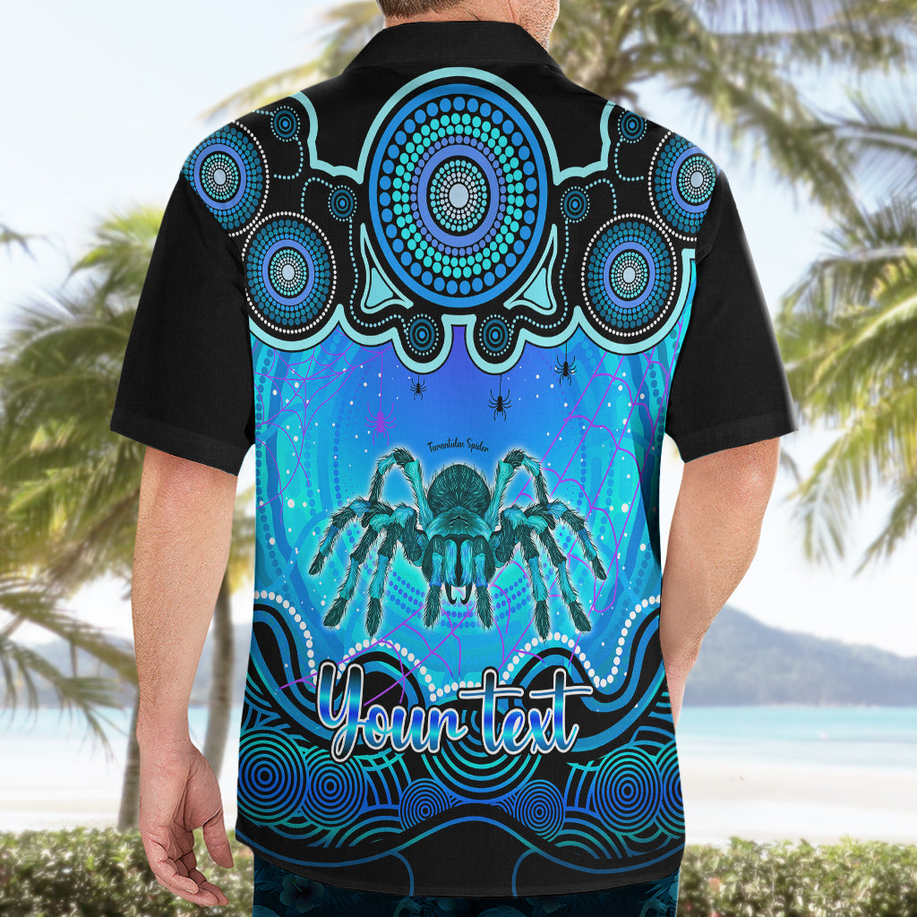 Personalised Australia Scorpio Tarantulas Spider Zodiac Hawaiian Shirt Auz Astrology Aboriginal - Aqua - Vibe Hoodie Shop