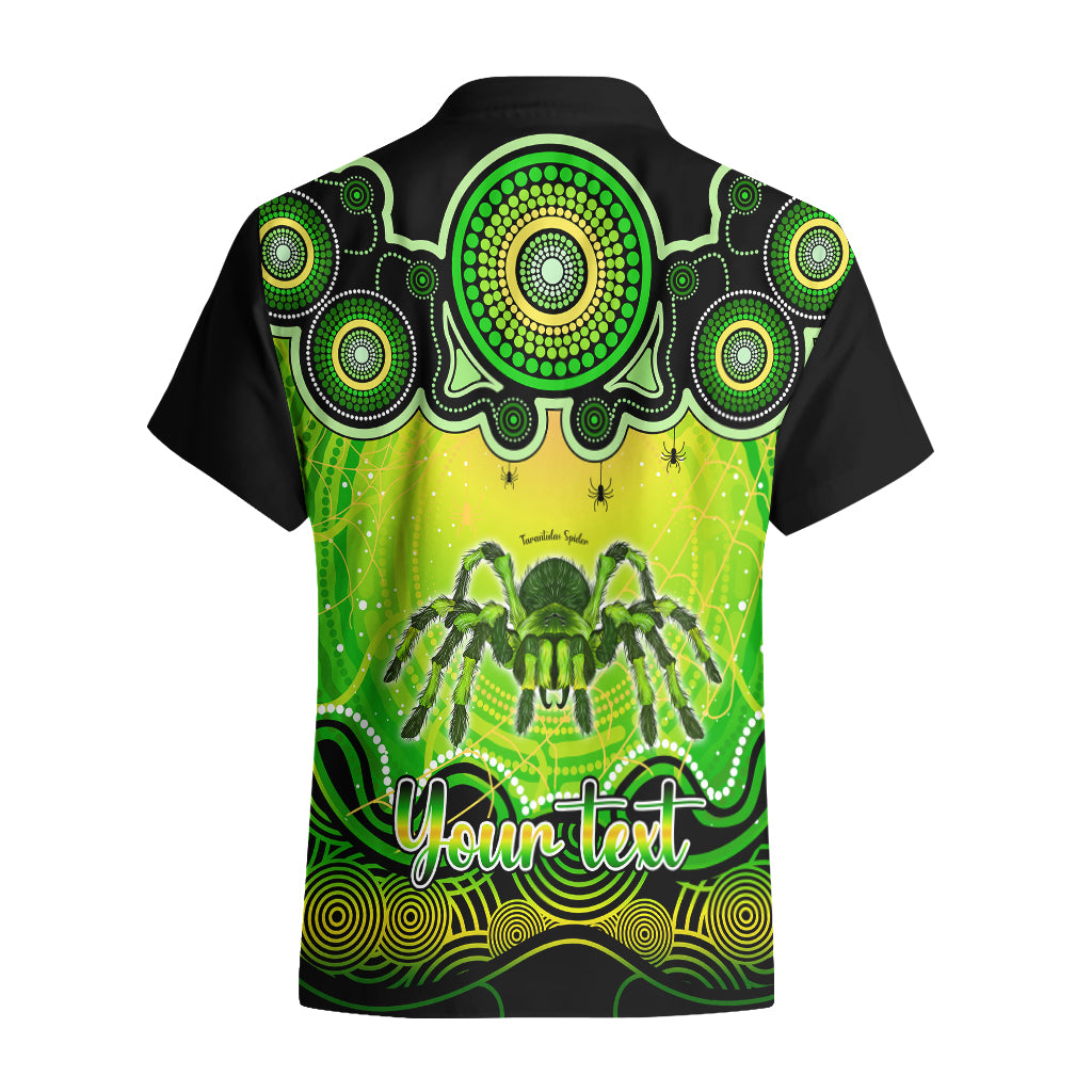 Personalised Australia Scorpio Tarantulas Spider Zodiac Hawaiian Shirt Auz Astrology Aboriginal - Green - Vibe Hoodie Shop