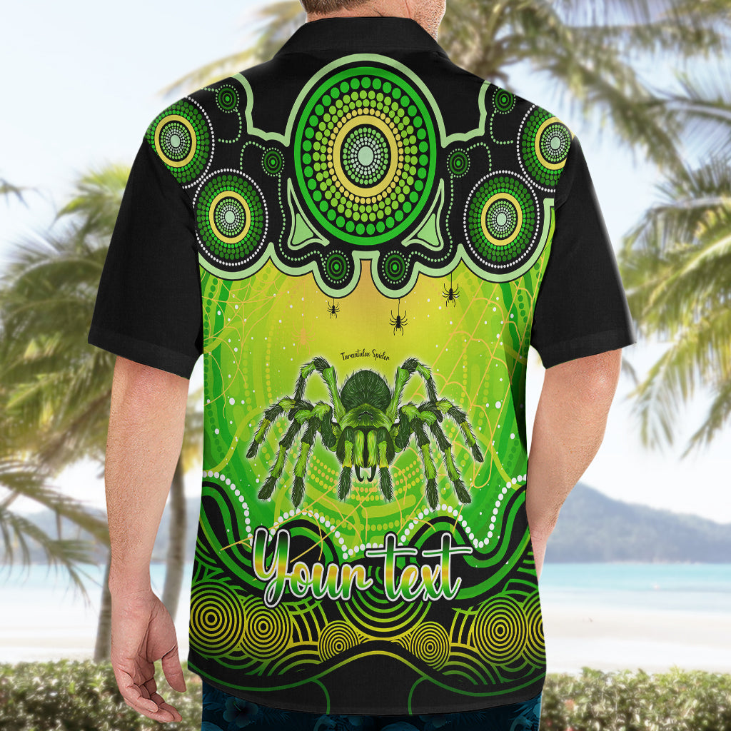 Personalised Australia Scorpio Tarantulas Spider Zodiac Hawaiian Shirt Auz Astrology Aboriginal - Green - Vibe Hoodie Shop