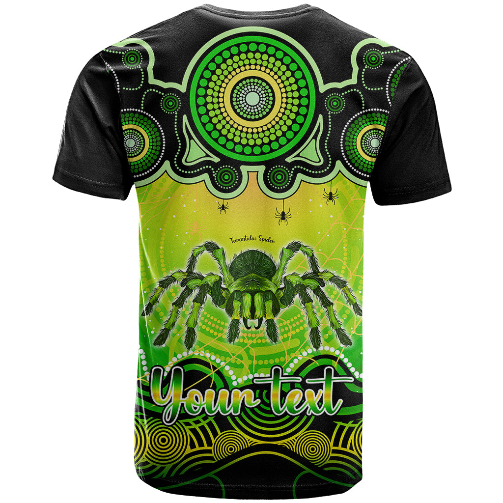 Personalised Australia Scorpio Tarantulas Spider Zodiac T Shirt Auz Astrology Aboriginal - Green LT9 - Vibe Hoodie Shop