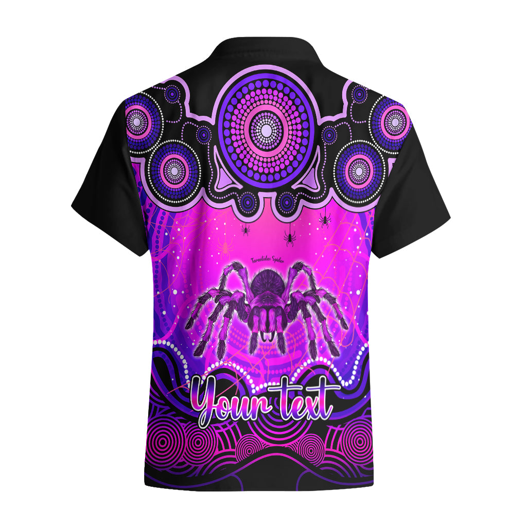 Personalised Australia Scorpio Tarantulas Spider Zodiac Hawaiian Shirt Auz Astrology Aboriginal - Magenta - Vibe Hoodie Shop