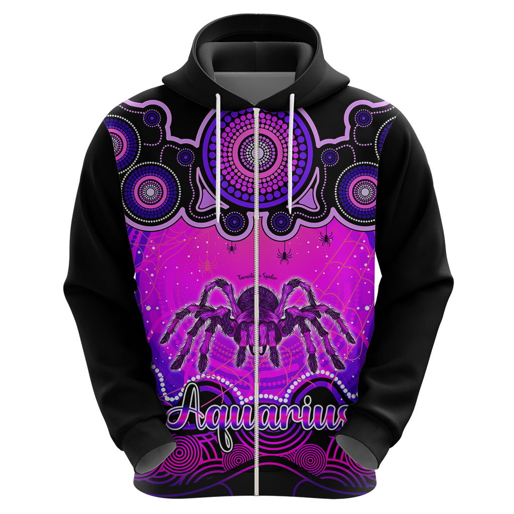 Personalised Australia Scorpio Tarantulas Spider Zodiac Hoodie Auz Astrology Aboriginal - Magenta LT9 - Vibe Hoodie Shop