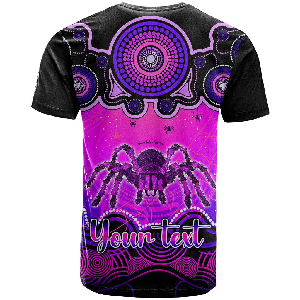 Personalised Australia Scorpio Tarantulas Spider Zodiac T Shirt Auz Astrology Aboriginal - Magenta LT9 - Vibe Hoodie Shop