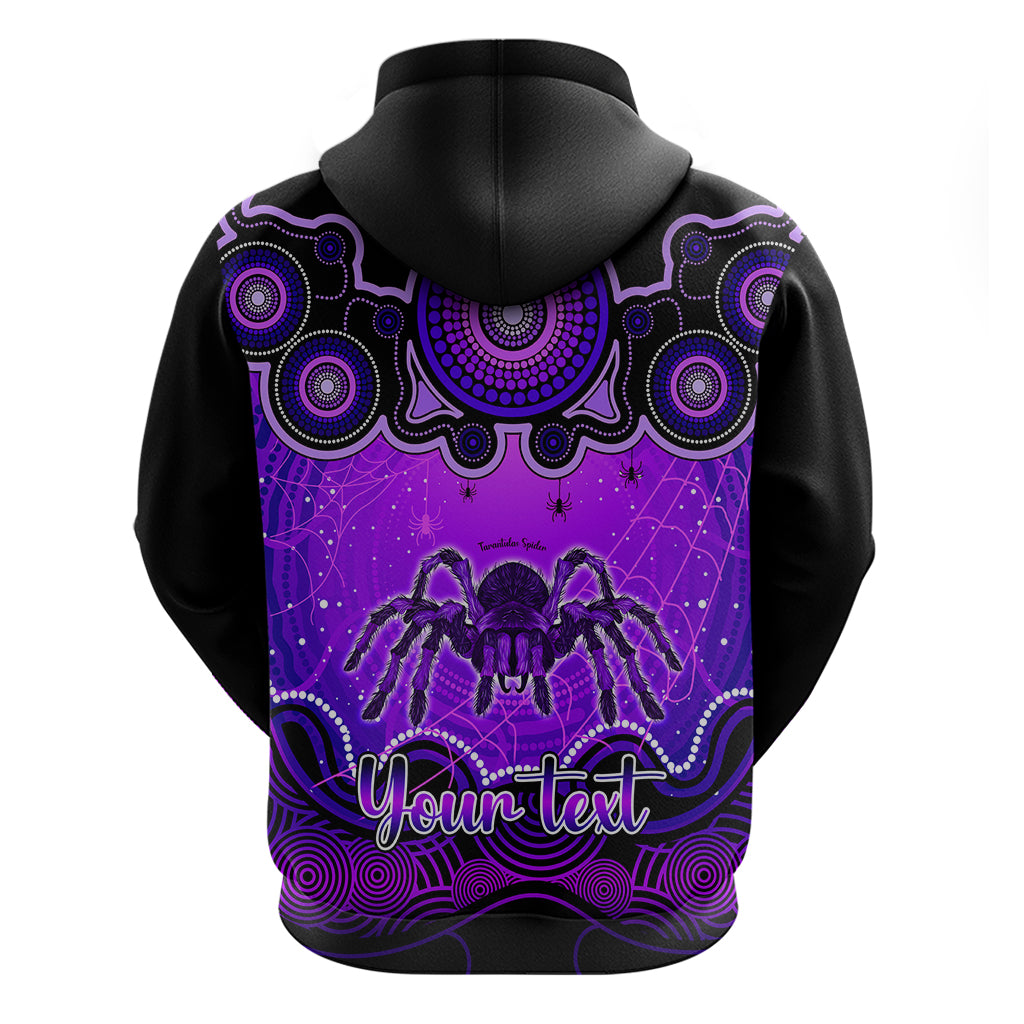 Personalised Australia Scorpio Tarantulas Spider Zodiac Hoodie Auz Astrology Aboriginal - Purple LT9 - Vibe Hoodie Shop