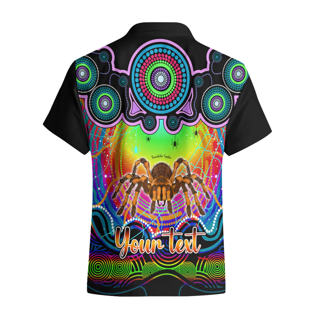 Personalised Australia Scorpio Tarantulas Spider Zodiac Hawaiian Shirt Auz Astrology Aboriginal - Rainbow - Vibe Hoodie Shop