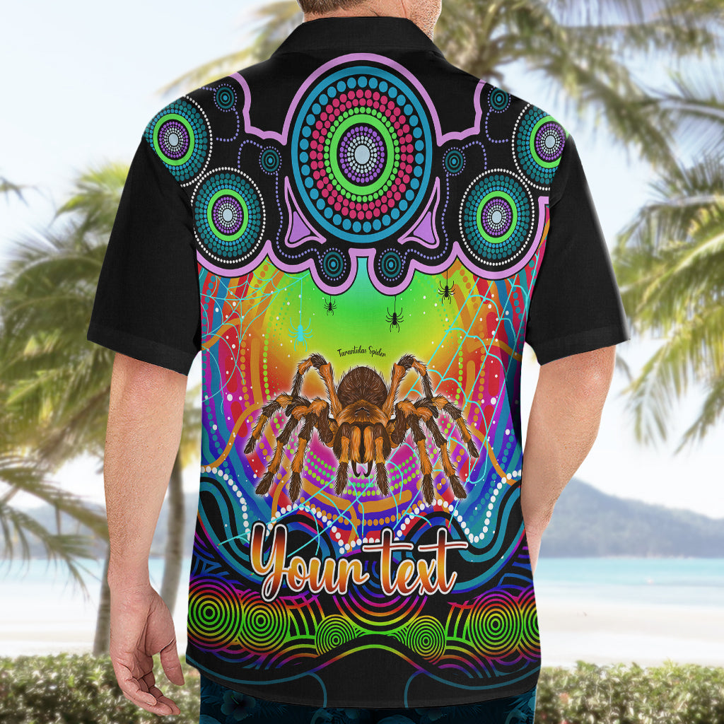 Personalised Australia Scorpio Tarantulas Spider Zodiac Hawaiian Shirt Auz Astrology Aboriginal - Rainbow - Vibe Hoodie Shop