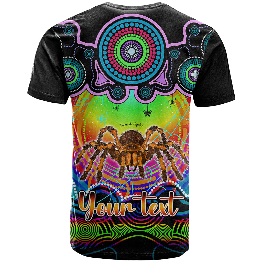 Personalised Australia Scorpio Tarantulas Spider Zodiac T Shirt Auz Astrology Aboriginal - Rainbow LT9 - Vibe Hoodie Shop