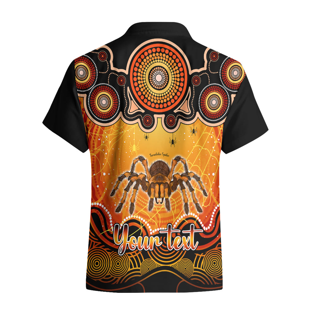 Personalised Australia Scorpio Tarantulas Spider Zodiac Hawaiian Shirt Auz Astrology Aboriginal - Red - Vibe Hoodie Shop