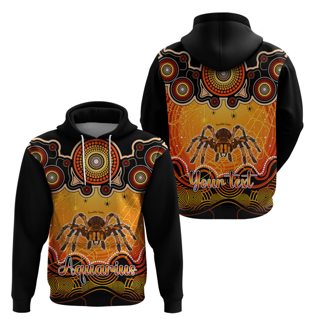 Personalised Australia Scorpio Tarantulas Spider Zodiac Hoodie Auz Astrology Aboriginal - Red LT9 - Vibe Hoodie Shop