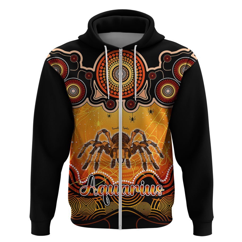 Personalised Australia Scorpio Tarantulas Spider Zodiac Hoodie Auz Astrology Aboriginal - Red LT9 - Vibe Hoodie Shop