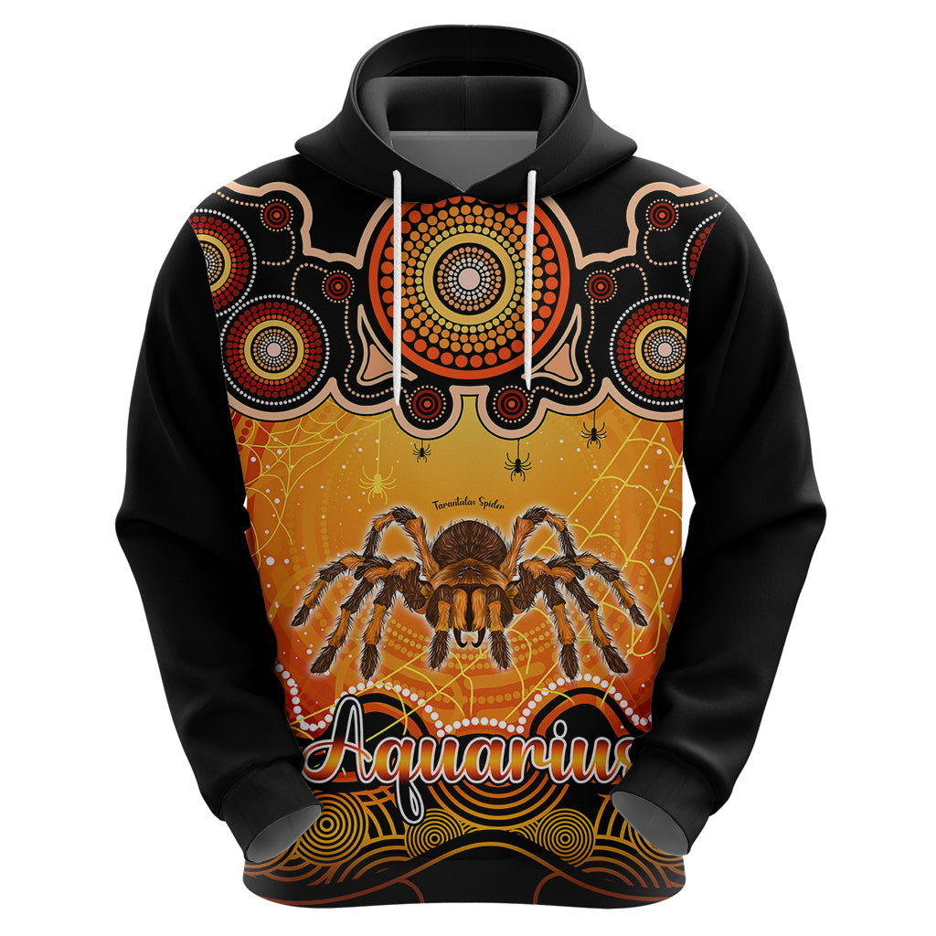 Personalised Australia Scorpio Tarantulas Spider Zodiac Hoodie Auz Astrology Aboriginal - Red LT9 - Vibe Hoodie Shop