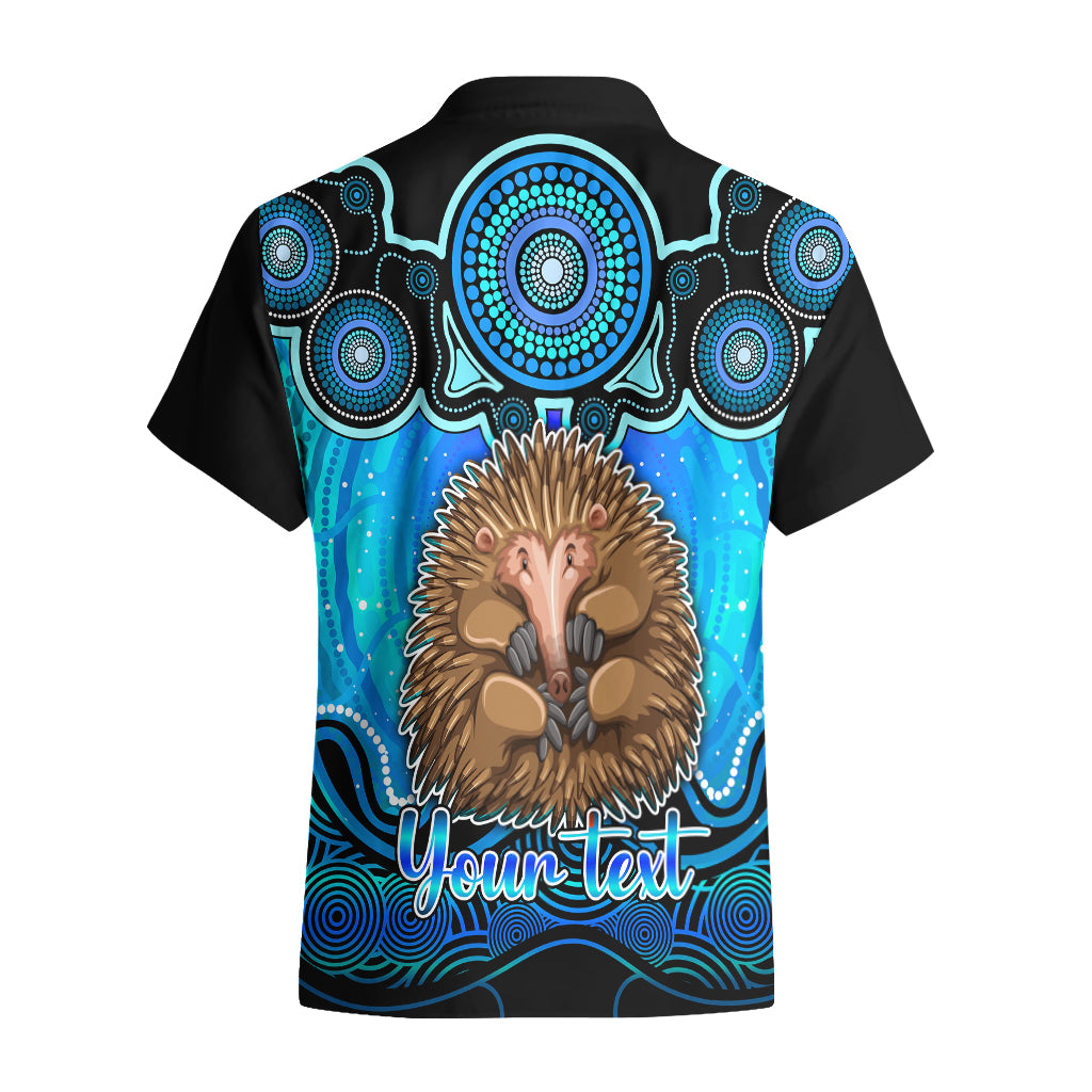 Personalised Australia Virgo Echidna Zodiac Hawaiian Shirt Auz Astrology Aboriginal - Aqua - Vibe Hoodie Shop