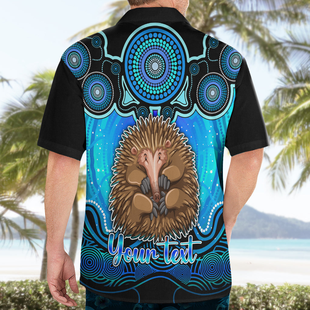 Personalised Australia Virgo Echidna Zodiac Hawaiian Shirt Auz Astrology Aboriginal - Aqua - Vibe Hoodie Shop