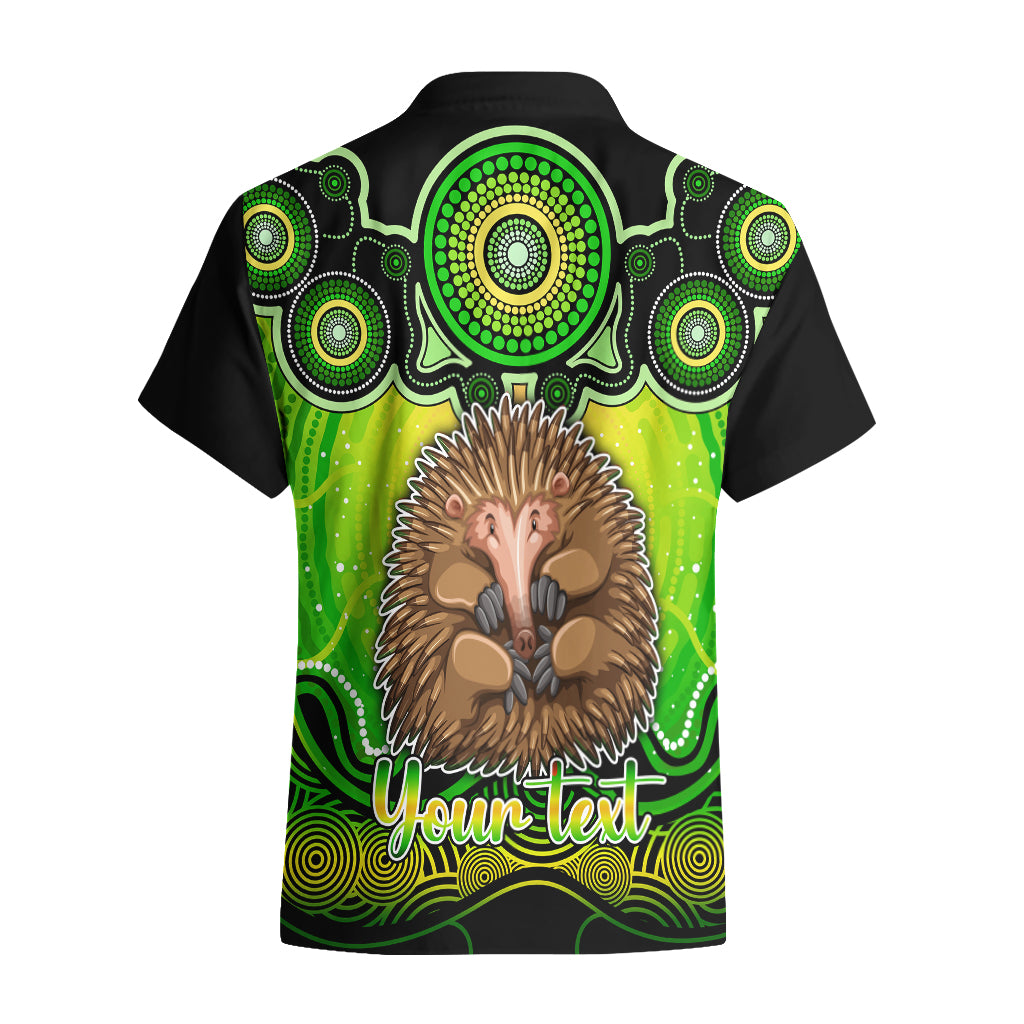 Personalised Australia Virgo Echidna Zodiac Hawaiian Shirt Auz Astrology Aboriginal - Green - Vibe Hoodie Shop